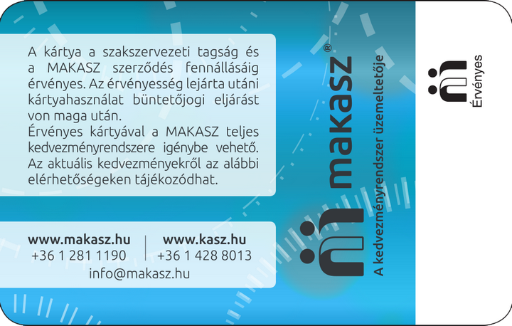 Kereskedelmi Alkalmazottak Szakszervezete hátlap