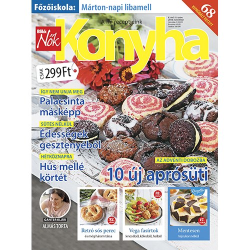 Blikk Nők Konyha Havi Magazin 1 éves előfizetés